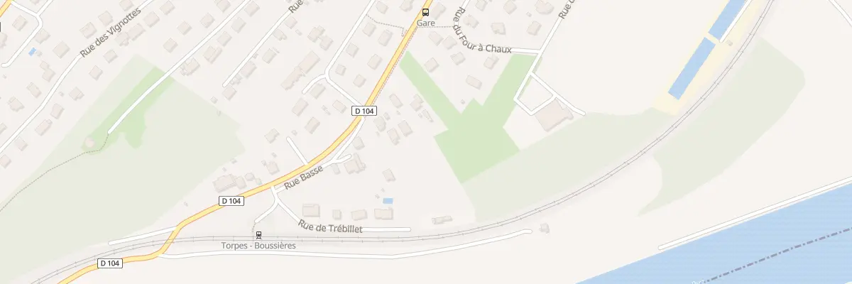 Plan du 9 Rue de la Gare à Torpes