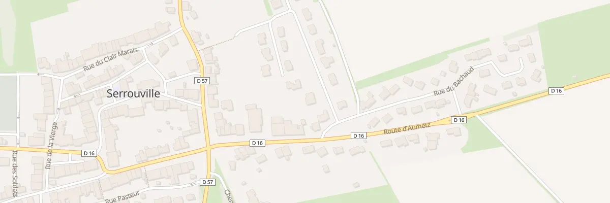 Plan du 17 Rte d’Aumetz à Serrouville