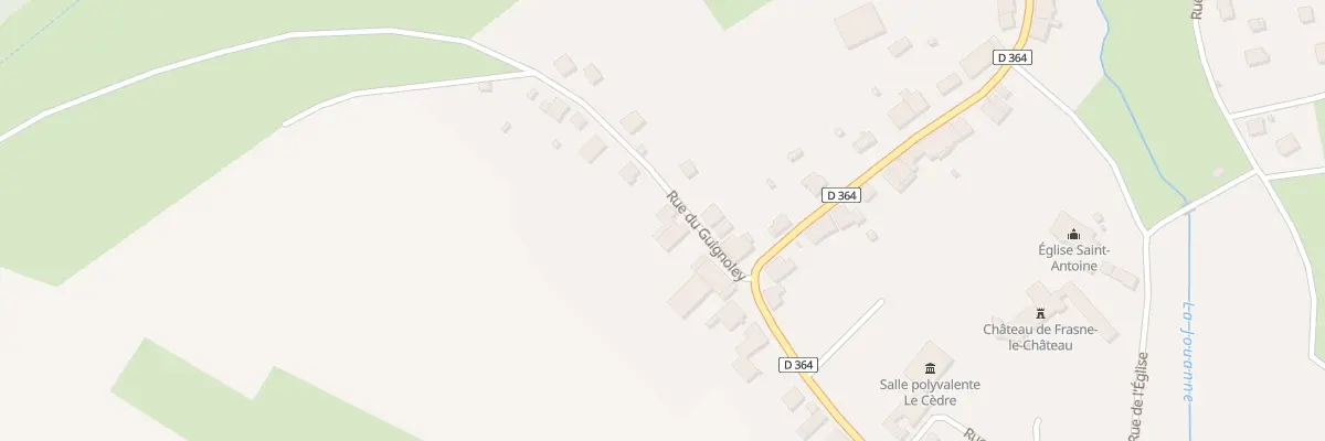 Plan du 7 Rue du Guignoley à Frasne-le-Château