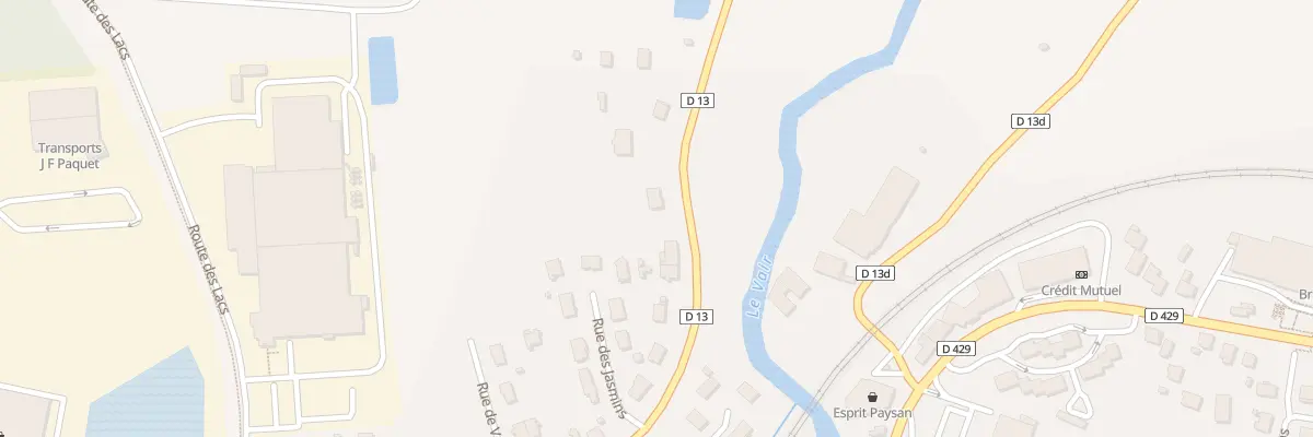 Plan du 399 Rue de Verdun à Contrexéville