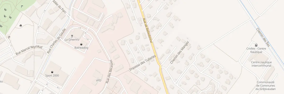 Plan du 36 Imp des Tuileries à Crolles