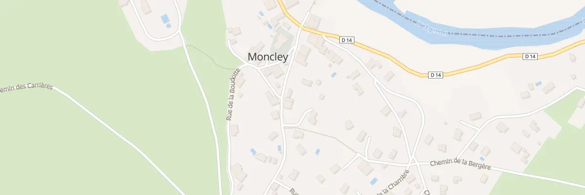 Plan du 9 Rue de la Neuvie à Moncley