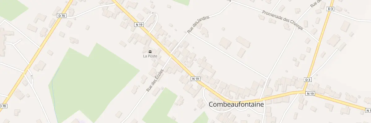 Plan du 37 Grande Rue à Combeaufontaine