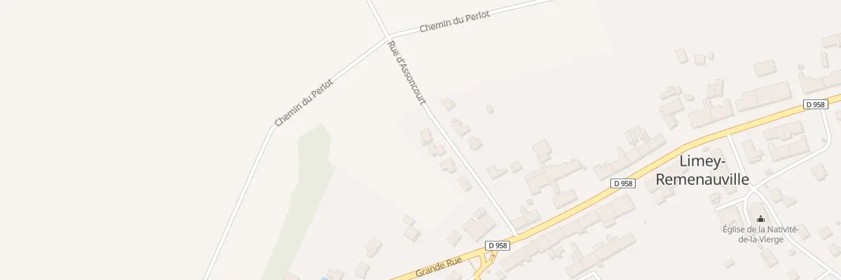 Plan du 10 Rue d’Ansoncourt à Limey-Remenauville