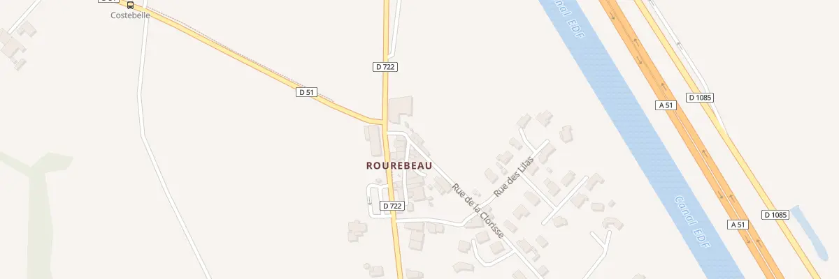 Plan du 5032 Rourebeau à Upaix