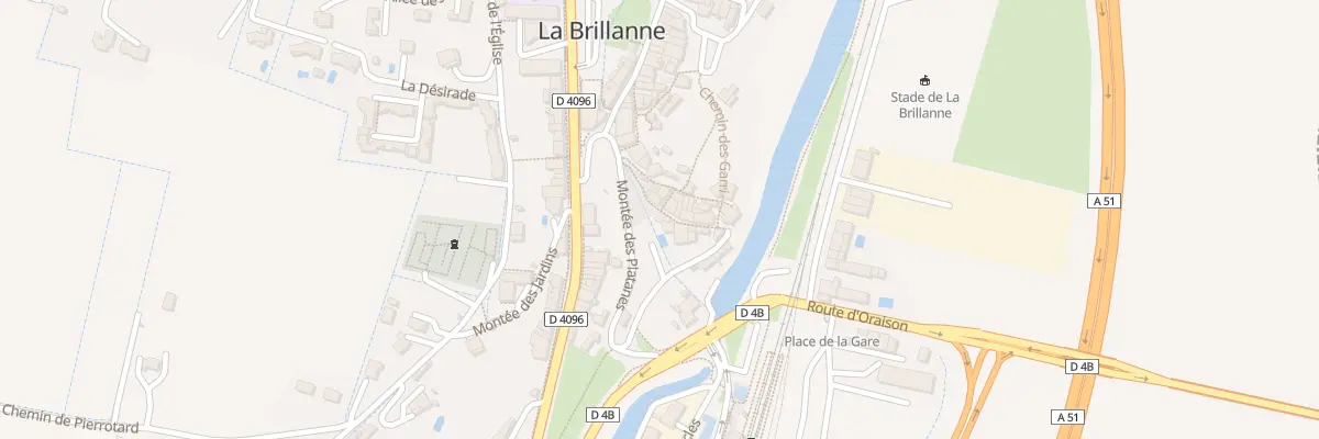 Plan du 2 Rue du Bac à La Brillanne