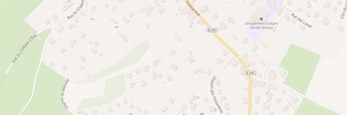 Plan du 6B Rue du Stade à Chemaudin et Vaux