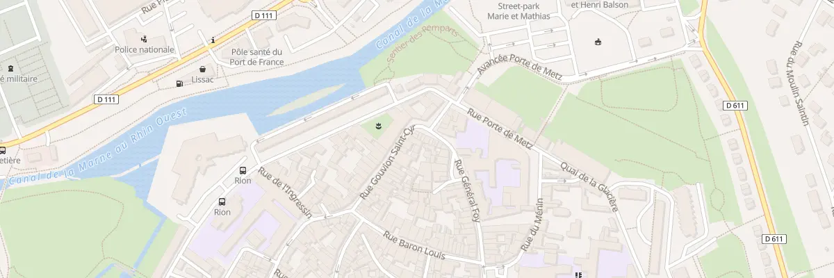 Plan du 36 Rue Gouvion Saint Cyr à Toul