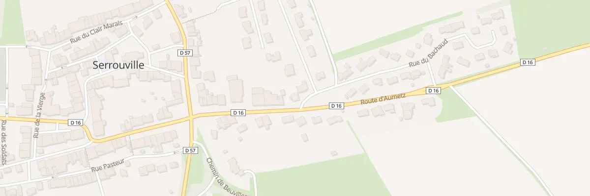 Plan du 15 Rte d’Aumetz à Serrouville