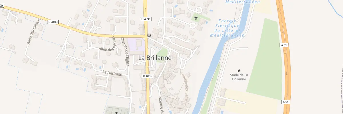 Plan du 5213 Le Village à La Brillanne