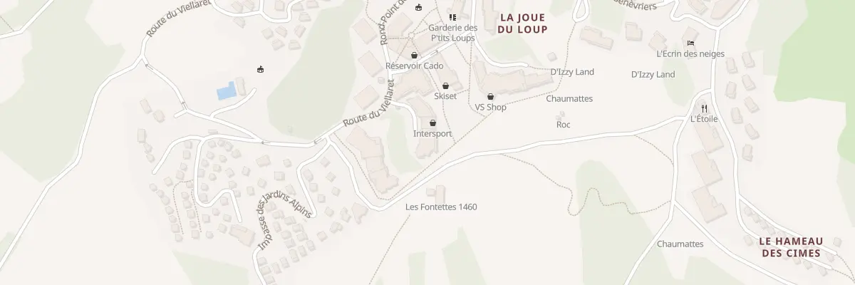 Plan du 1 Che du Front de Neige à Dévoluy