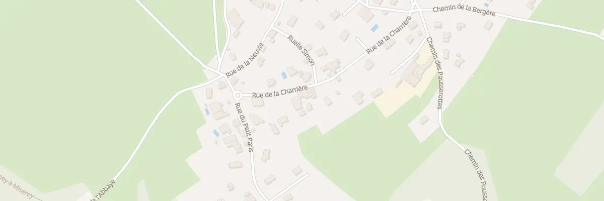 Plan du 11 Rue de la Charrière à Moncley