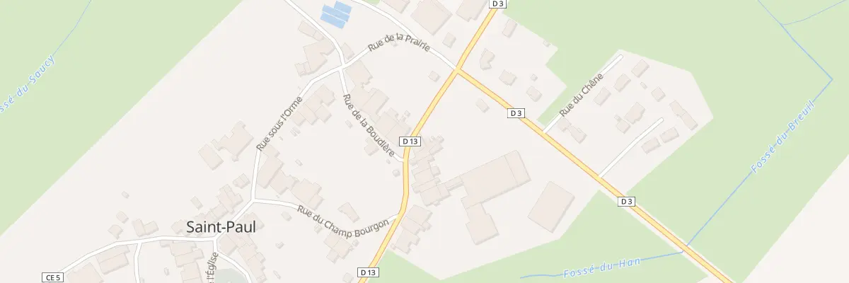 Plan du 105 Rue des Tilleuls à Saint-Paul