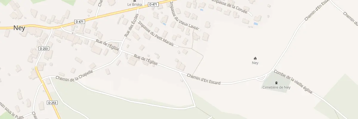 Plan du 8 Imp du Petit Marais à Ney