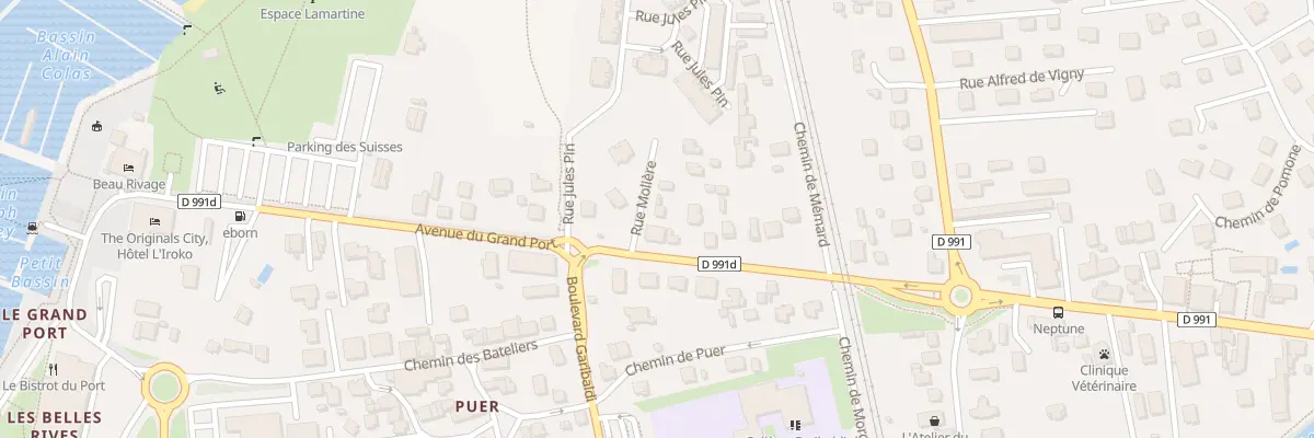 Plan du 2 Rue Molière à Aix-les-Bains