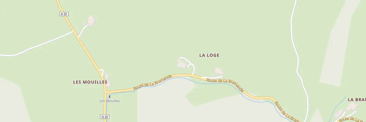 Plan du 5030 La Loge à Bellecombe