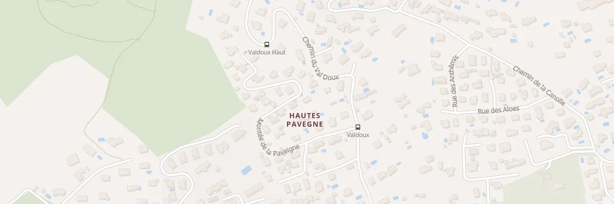 Plan du 304 Mte de la Paveigne à Toulon