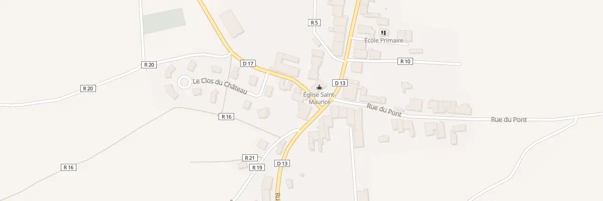 Plan du 19 Rue Monseigneur Rodhain à Mandres-sur-Vair