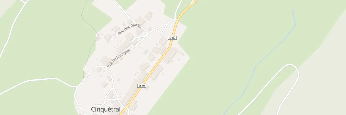 Plan du 58 Grande Rue à Saint-Claude