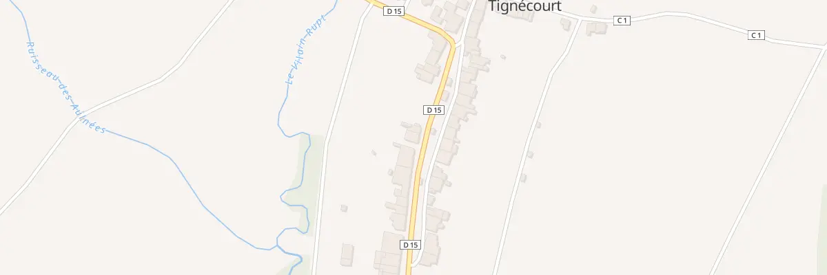 Plan du 118 Rue du Docteur Gueniot à Tignécourt