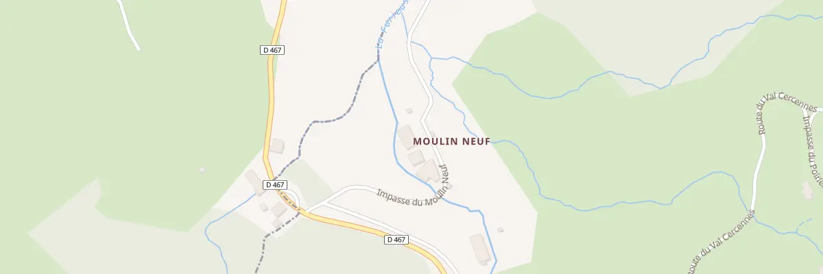 Plan du 5 Che du Moulin Neuf à Pont-d’Héry