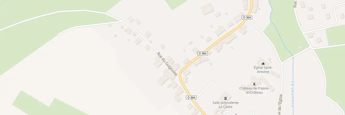 Plan du 4 Rue du Guignoley à Frasne-le-Château