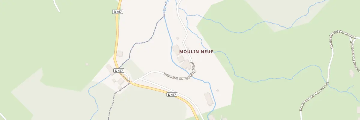 Plan du 3 Che du Moulin Neuf à Pont-d’Héry