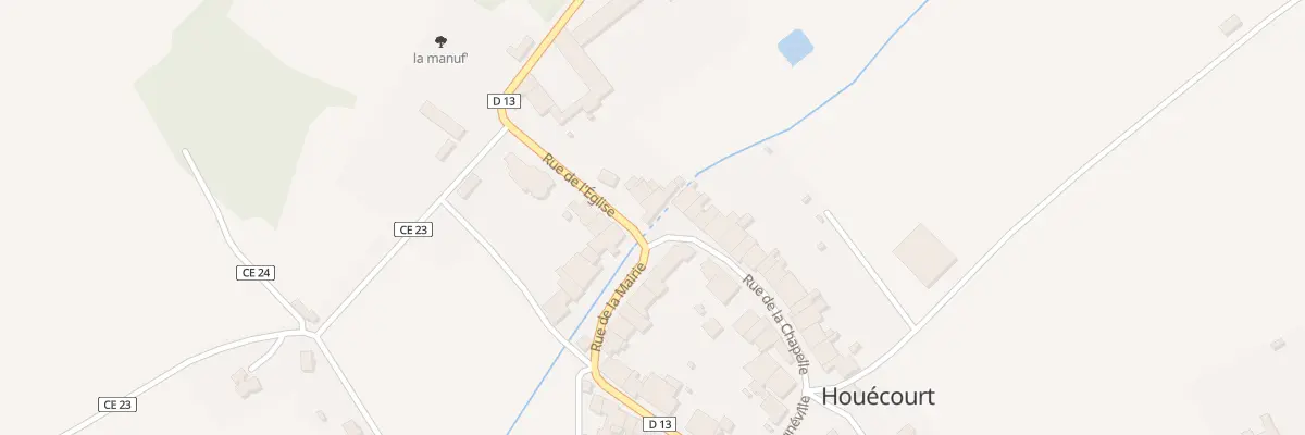 Plan du 10 Rue de l’Eglise à Houécourt