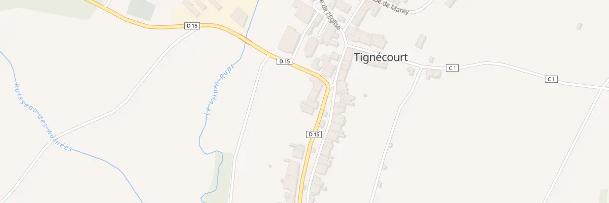 Plan du 40 Rue du Docteur Gueniot à Tignécourt