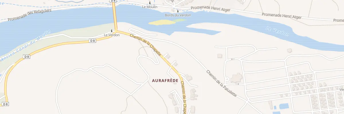 Plan du 7700 Che d’Aurafrède à Gréoux-les-Bains