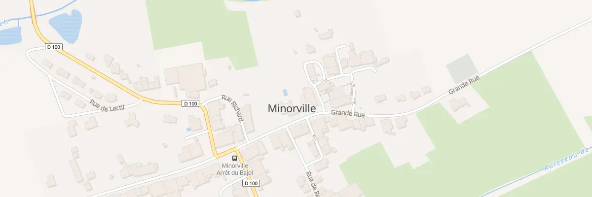 Plan du 16 Gr Grande Rue à Minorville
