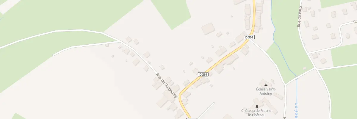 Plan du 6 Rue du Guignoley à Frasne-le-Château