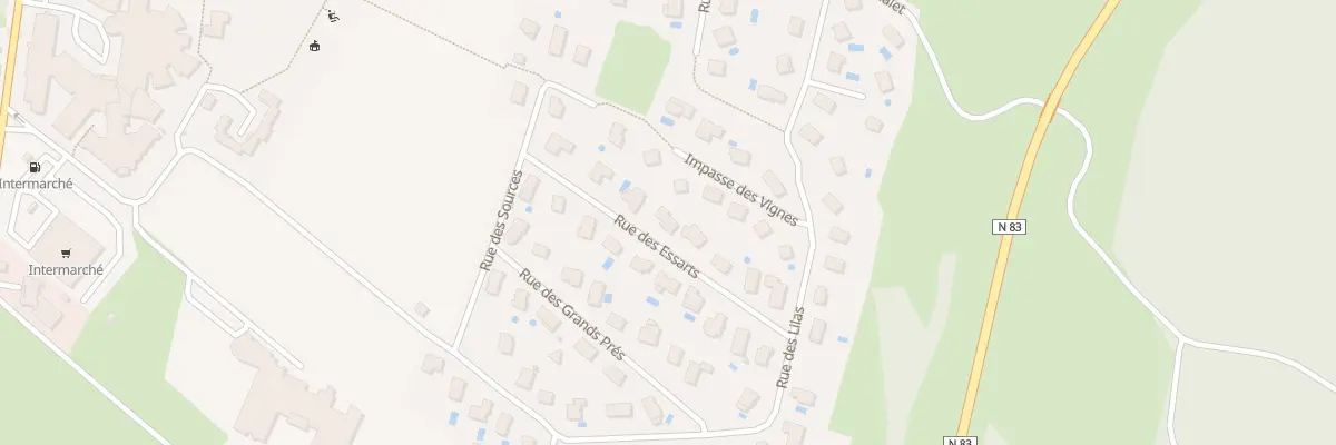 Plan du 5 Rue des Essarts à Quingey