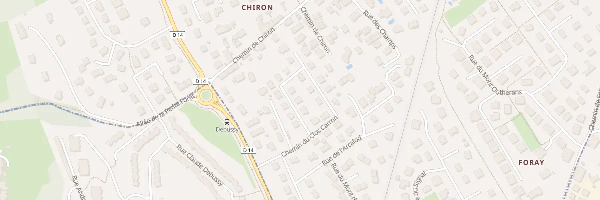 Plan du 387 Che du Clos Carron à Chambéry