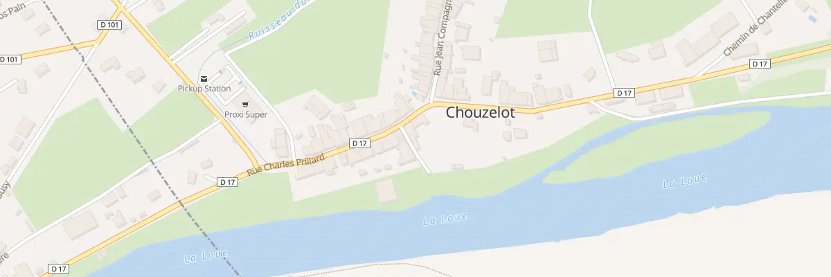 Plan du 16 Rte Nationale à Chouzelot