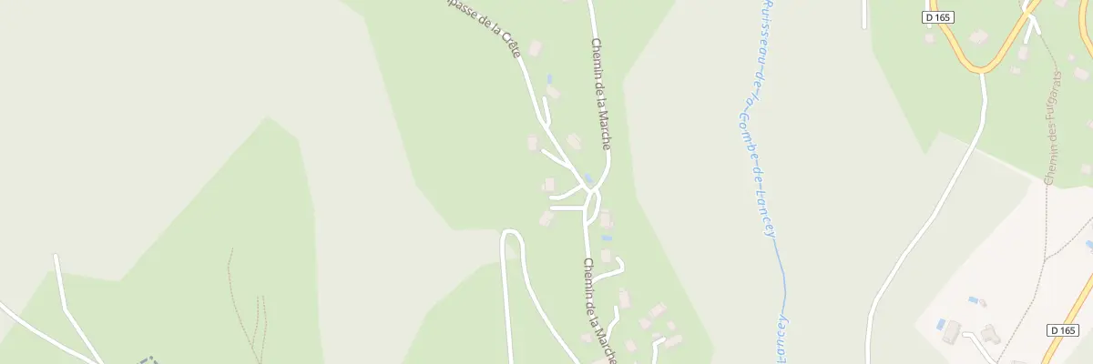 Plan du 13 Imp de la Crête à La Combe-de-Lancey