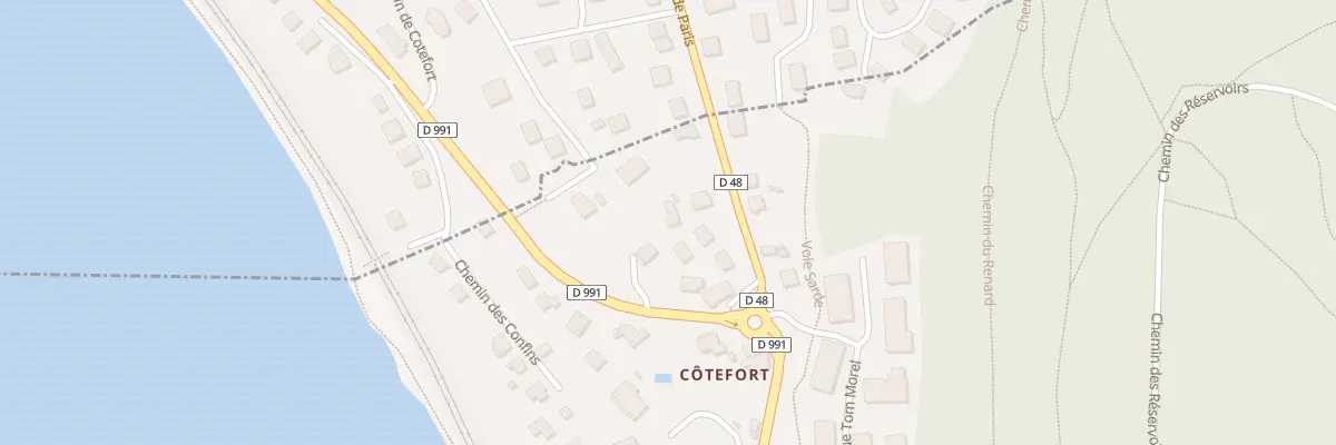 Plan du 107 Rte de Saint-Innocent à Aix-les-Bains
