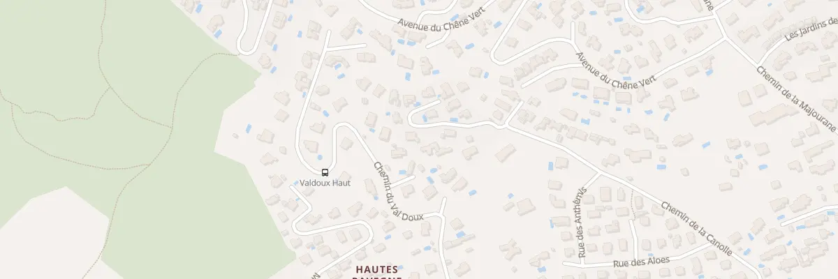 Plan du 529 Che de la Canolle à Toulon