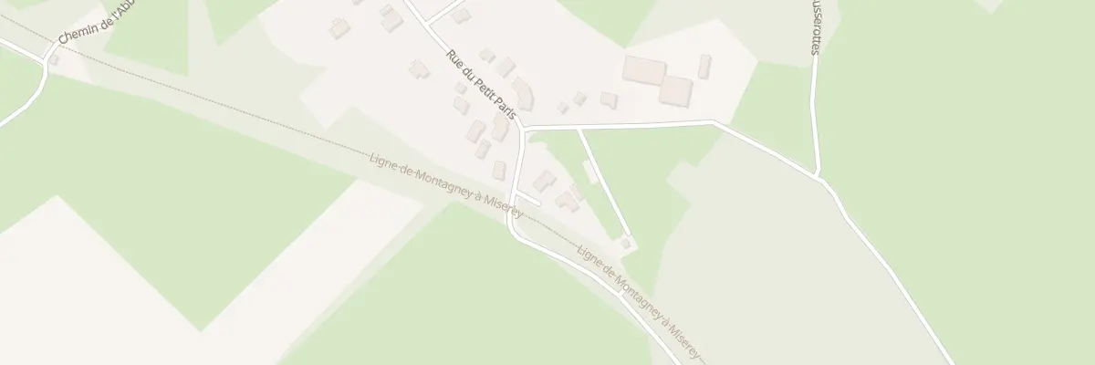 Plan du 17 Rue du Petit Paris à Moncley