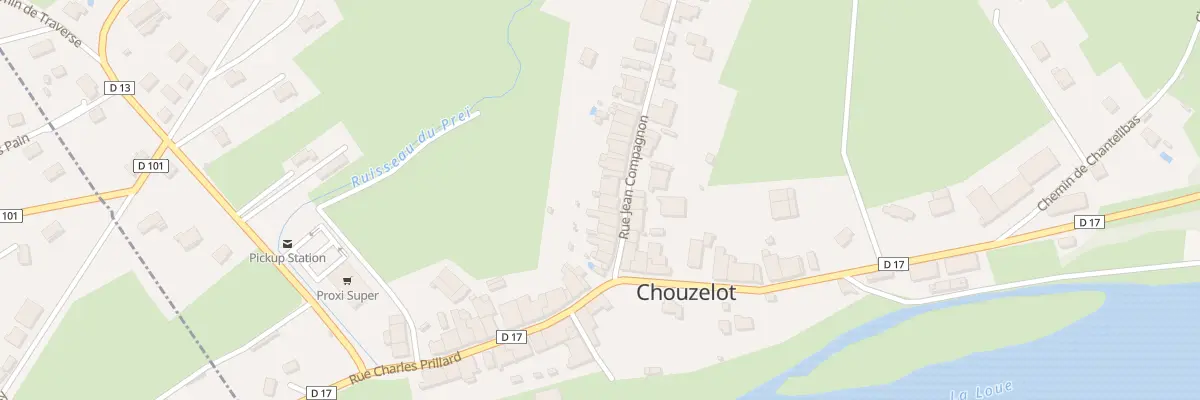 Plan du 9 Rue Jean Compagnon à Chouzelot