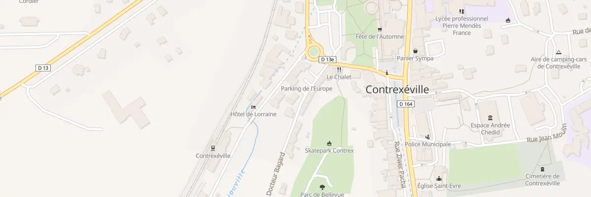 Plan du 72 Rue du Docteur Bagard à Contrexéville