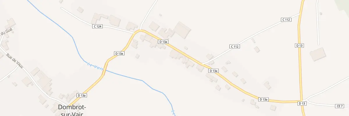 Plan du 250 Rue des Saints à Dombrot-sur-Vair
