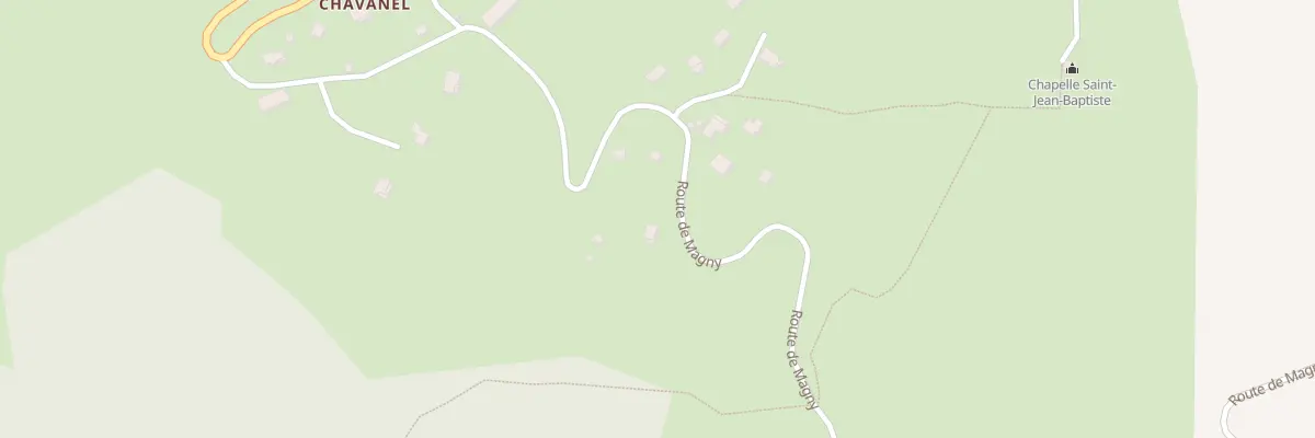 Plan du 1123 Rte de Magny à Moye