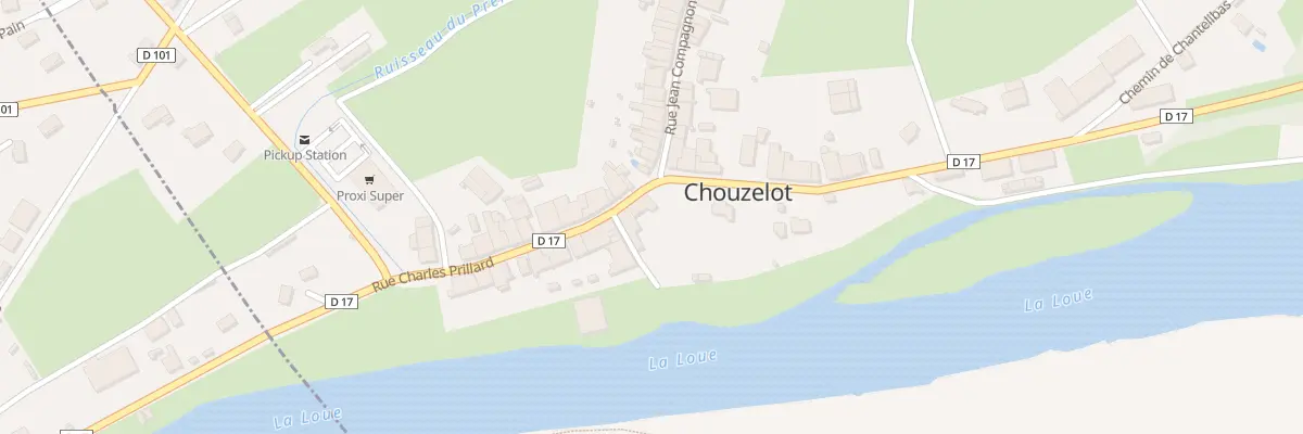Plan du 18 Rte Nationale à Chouzelot