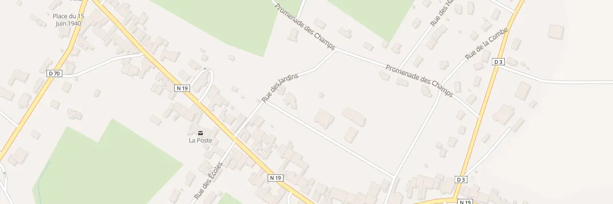 Plan du 5206 Le Menuot à Combeaufontaine