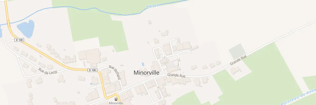 Plan du 1 Rue d’Esch à Minorville