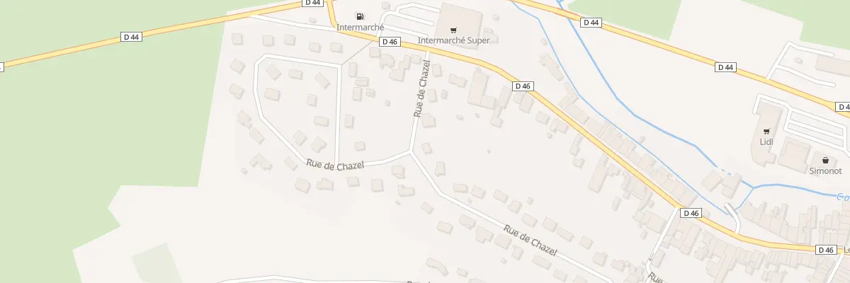Plan du 24 Rue de Chazel à Jussey