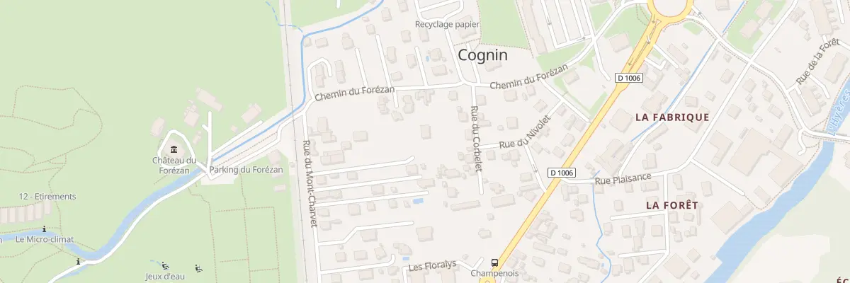 Plan du 18B Rue du mont charvet à Cognin