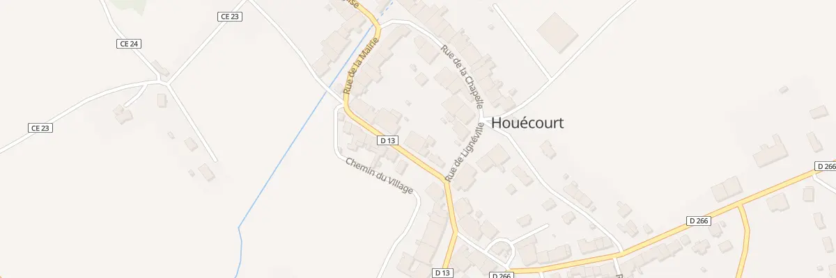 Plan du 48 Rue de la Fontaine à Houécourt