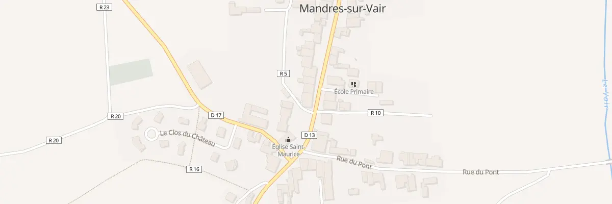 Plan du 81 Rue Machoit à Mandres-sur-Vair